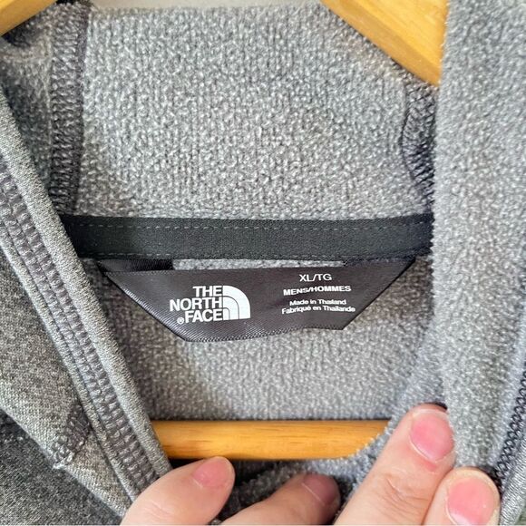 The North Face Heather Grey Canyonlands Full Zippered Hoodie Jacket - Picture 3 of 7
